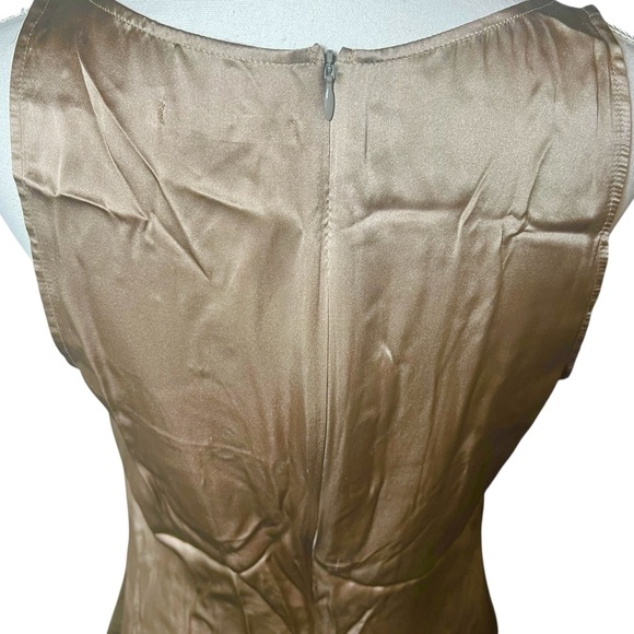 Reformation Darcey Silk Mini Tank Dress Champagne Size 8 Date Night Cocktail - Picture 5 of 16
